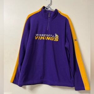 VINTAGE Minnesota Vikings 1/4 Zip Fleece